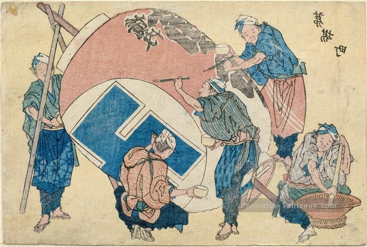 scènes de rue nouvellement pubis 6 Katsushika Hokusai ukiyoe Peintures à l'huile